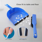 8 Pcs Dustpan Edge Replacement, 26cm Garbage Shovel Closing Edges Straps Garbage Shovel Rubber Lip Strip Plastic Strip Replacement for Dustpan Edge Bar