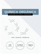 CUADERNO PARA QUIMICA ORGANICA: papel hexagonal para apuntes 120pag tamaño 21x28cm (Spanish Edition)