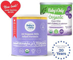 Baby's Only A2 Organic Milk Infant Formula, A2 Milk Based Powder, Organic Baby Formula with A2 Beta-Casein Protein, Iron, Vitamin E, Vitamin D, Easy to Digest, Newborn to 12 Months Old, 21 oz, 6 Pack