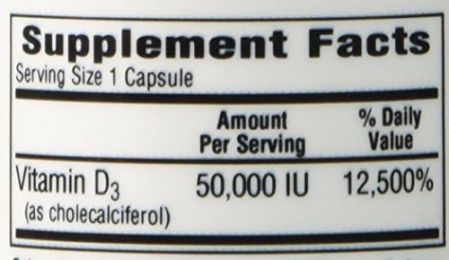 Bio-Tech - D3-50 50,000 IU, 100 Count (Pack of 2)