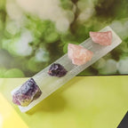 8 x 1.5 in Large Selenite Charging Plate for Crystals Healing Stones Rectangle Selenite Sticks Wand Cleanse Crystals, Amplify Energy, Spiritual Gift for Women, Reiki, Chakra, Yoga, Wicca, Meditation