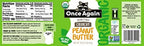 Once Again Organic Crunchy Peanut Butter No Sugar Added - Single Ingredient, Unsalted, Natural Peanut Butter No Palm Oil - Glass Jar, Non-GMO, Gluten Free - Chunky, Unsweetened - 1 Jar (16 oz)