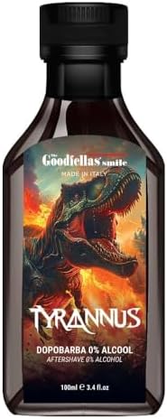 The Goodfellas' smile Alcohol-Free Soothing Aftershave Splash/Tonic, Made in Italy, 100 ml, 3.38 oz (TYRANNUS/Citrus & Wood)