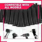 4.25 mm Disposable Ear Specula for W-e-l-c-h A-l-l-y-n Otoscopes Speculums,Compatible with All Universal Otoscopes, Disposable Otoscope Covers, Plastic Replacement Specula Tips|Black Color|Bag of 100|
