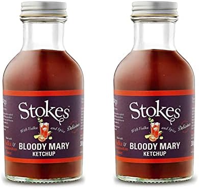 Stokes Bloody Mary Ketchup with Chase Vodka (300g) - Pack of 2