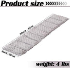 4 lb Sensory Weighted Neck Wrap 32 x 8 Inch Shoulder Wrap Weighted Neck Shoulder Pad Glass Bead Filled Dual Texture for Adults Relaxation(Dark Gray)