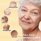 Face Tape, Face Lifting Tape for Wrinkle, Wrinkle Tape for Face, Kinesiology Tape for Face, Anti-Wrinkle Tape Facial Myofascial Lift Tape, Facial Tapes for Wrinkles Overnight 5cm*5m