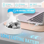 Electric Scalp Massager, Cordless Hair Scalp Massager Portable Head Scratching Massager with 4 Modes Vibration Comb for Hair Growth, Deep Cleansing and Stress Relaxation