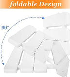 Wall Mounted Shower Stool Foldable, Shower Seat for Inside Shower for Elderly and Baby, Shower Seat for Inside Shower Modern - Waterproof and Non-Slip (White)