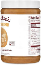 Justin's Classic Peanut Butter Creamy Spread, No Stir, Gluten-Free, 28 Ounce Jar, 1 Pack