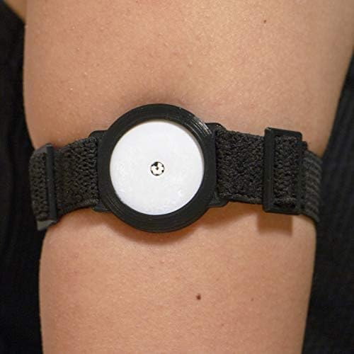 Sensor Armband Holder/Protector Compatible with Freestyle Libre 1/2 - Black