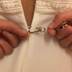 ZipSeven Zipper Puller for Dress and Boots Zipper Helper Zip Up and Down Pull Assistant with Easy Zip Aid Puller by Yourself with Jewelry (Green, Standard)