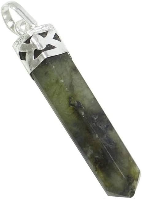 Presents Labradorite Stone Pencil Pendant for Unisex (25-35 Mm) #Aport-5606