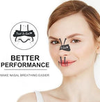Nasal Strips for Snoring - Extra Strength Nose Strips for Breathing - Nose Tape for Sport, Work and Sleep - Anti Snoring Strips Help Stop Snoring (Black-100 PCS)