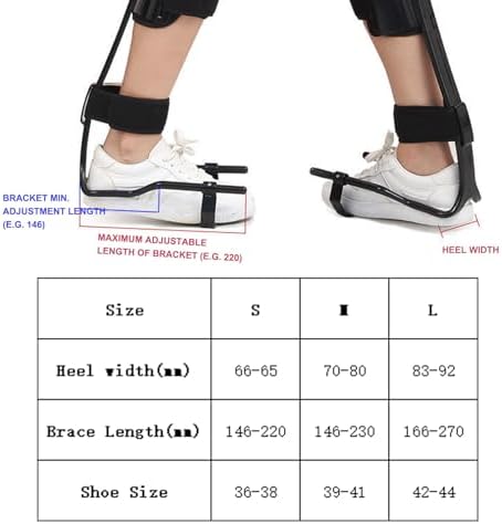 Stroke Hemiplegia Rehabilitation Equipment Ankle Support Foot Sagging Orthosis Foot Support to Correct Varus(S..)