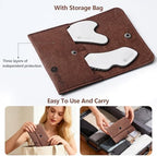 2Pcs Stainless Steel Gua Sha Facial Tools,Face and Body Skin Massage,Scraping Tools for Jaw Lift Massager,Puffiness Reduction,Lymphatic Drainage & Skin Tightening,Great Gift-for Women,Spring Skin Care