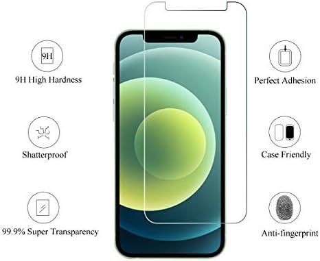 Ailun Screen Protector for iPhone 12 / iPhone 12 Pro 2020 6.1 Inch 3 Pack Case Friendly Tempered Glass