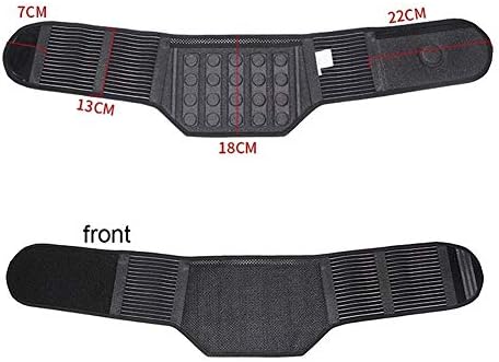 Lumbar Brace with 21 Magnets & Tourmaline Self Heating Ultra Light & Breathable Adjustable Women and Men Lower Back Belt Pain Relief (Size : S)