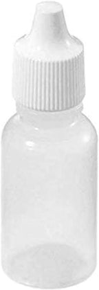 10PCS 15ML Empty Plastic Squeezable Eye Liquid Dropper Bottles with Childproof Cap, Great for Solvents, Essence, Eye drops, Saline, etc.