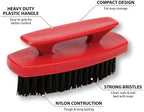 Performance Tool 20222 Heavy Duty Nylon Bristle Brush with Easy Grip Handle for Tough Cleaning Jobs