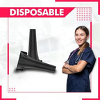 4.25mm Disposable Ear Specula for W-e-l-c-h A-l-l-y-n Otoscopes Speculums,Compatible with All Universal Otoscopes, Disposable Otoscope Covers, Plastic Replacement Specula Tips|Black Color|Bag of 1000|
