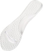 Silicone High Heel Cushion Inserts Gel Sandal Insoles High Arch Support Pads Shoe Pump Cushions Ball of Foot Inserts for Women Men Clear