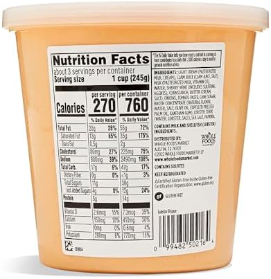 Whole Foods Kitchens, Lobster Bisque, 24 Ounce