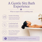 Lansinoh Sitz Bath Salts for Postpartum Care, Perineal Soak with Epsom Salt, Aloe Vera, Lavender & Frankincense Oil, 10 Ounces