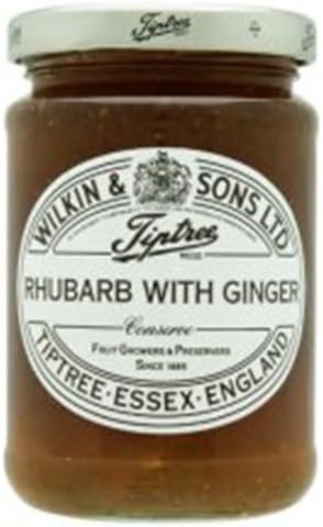 (2 Pack) - Tiptree - Rhubarb & Ginger Conserve | 340g | 2 Pack Bundle