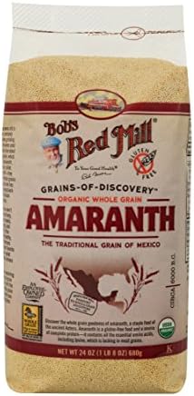 Bob's Red Mill Organic Whole Grain Amaranth, 24 Oz (4 Pack)