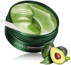 Green Cosmos 24k Under Eye Patches - 30 Pairs - Under Eye Mask for Eye Care,Hydrating Moisturizing Eye Mask Patch Under Eye Patches for Dark Circles and Puffiness (Avacado)
