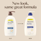 Aveeno Skin Relief Fragrance-Free Body Wash with Triple Oat® Complex, Gentle Daily Cleanser for Sensitive Skin Leaves Itchy, Dry Skin Feeling Soothed & Moisturized, 33 fl. oz