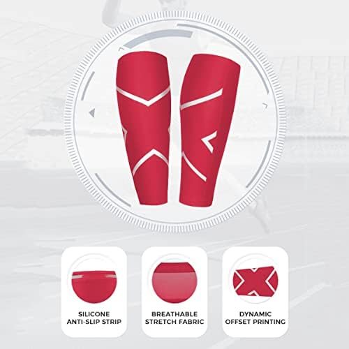 1 Pair Sports Calf Support Calf Compression Sleeves for Men & Women