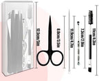 Tweezers Kit Tweezer for Women Facial Hair Removal Tweezers Professional Tweezers Set Eyebrow Tweezer, [9+1 PCS] Professional Stainless Steel Eyebrow for Women &Men,Black Beauty Sets