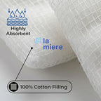 LA MIERE Gauze Swabs, 2"x2" -100P, 12-Ply, Sterile 100% Cotton Gauze Pads, All-Purpose Dental and Surgical Sponges for Wound Carel