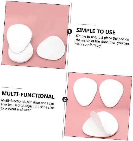6 Pairs High Heels Forefoot Pads Silicone Metatarsal Cushions for Women Non-Slip Pain Relief Shoe Insoles Comfortable Foot Inserts