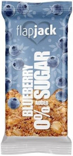 NEW IN USA Vegan FlapJack 15 pack x 100g (3.53oz) Sugar-Free Blueberry | Premium Fiber & Handmade Oat Bar | Moderate the Energy Release | Made in Hungary Since 2004