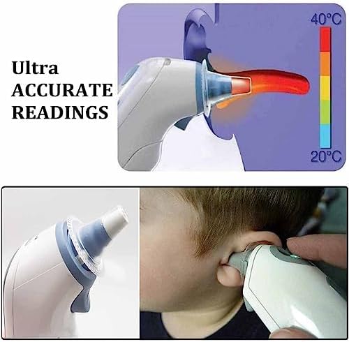 400 Pack Ear Thermometer Probe Covers, Disposable Refill Lens Filters Caps Compatible for All B raun Models Digital Thermometers Sleeve
