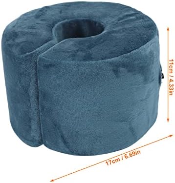 2pcs Foot Elevating Pillow, Leg Rest Post Surgery Pillow, Soft and Adjustable Sleeping Wedge for Men and Women, Ankle Protector Support Elevated Foot Heel Pillow for Sore Foot Pressure (Dark Green)