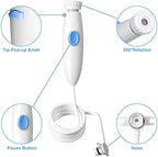 Oral Hygiene Accessories Water Hose Plastic Handle Compatible for Waterpik Oral Irrigator Wp-100 WP-900, Pack of 1 Handle/Hose (Pause Button)