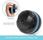 AHIER Cold Massage Roller Ball, Stainless Steel Cold Therapy Relief, Free Rolling Removable Gel Ball Deep Tissue Massage Pain Relief, Great Tool for Back/Neck Pain, Muscles Recovery (Black)