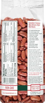 Camellia Brand Dried Red Kidney Beans – Premium Non-GMO Dry Beans for Red Beans and Rice, High Protein Plant-Based Food for Chili, Soups, Salads, Meal Prep, and Cajun Cooking 1 Pound (Pack of 2)