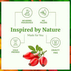 SVA Rosehip Seed Oil - 4 Fl Oz – 100% Natural & Cold Pressed - for Face, Skin Care, Hair Care, Scalp Massage & Body Massage – Carrier Oil with Dropper