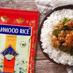MAHMOOD - Sella White Basmati Rice Tasty |Extra Long| - Health & Rich Aroma Grains - Energy Production - Complex Carbohydrates Rice 10 Pound 158.73oz (4.5 kg) Bag