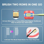 Extra Soft Toothbrush for Adults with Wide Head – Ultra Soft Nano Bristles, Gentle Manual Toothbrush with Cover for Sensitive Teeth and Gums, 6 Pack, Multi-Color, for Travel and Daily Use