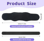 Soulchen 4 Pcs Palm Protector for Hand Contracture Palm Grip Finger Contracture Cushion for Rehabilitation Stroke Hemiplegic Arthritis Skin Breakdown Hand Grip Strengthener Prevention Pad