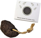 Natural Elephant Pumice Stone for Feet | Volcanic Lava Rock Callus Remover & Foot Scrubber | Pack of 2