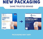 Care Science Elastic Stretch Net, 1 Roll, 5 Yards | Premium First Aid Wound Care, Secures Wound Dressings Firmly & Comfortably in Place