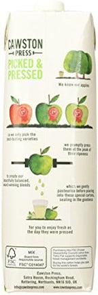 CAWSTON PRESS Apple Elderflower Juice, 1 LT