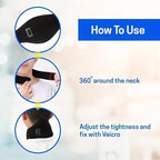 1pcs USB Heated Neck Brace is Used to Relieve and Support Neck Pain, Adjustable, Heated Brace Bracket, Wrapped Neck Heating pad, Suitable for Men and Women with Arthritis and migraine